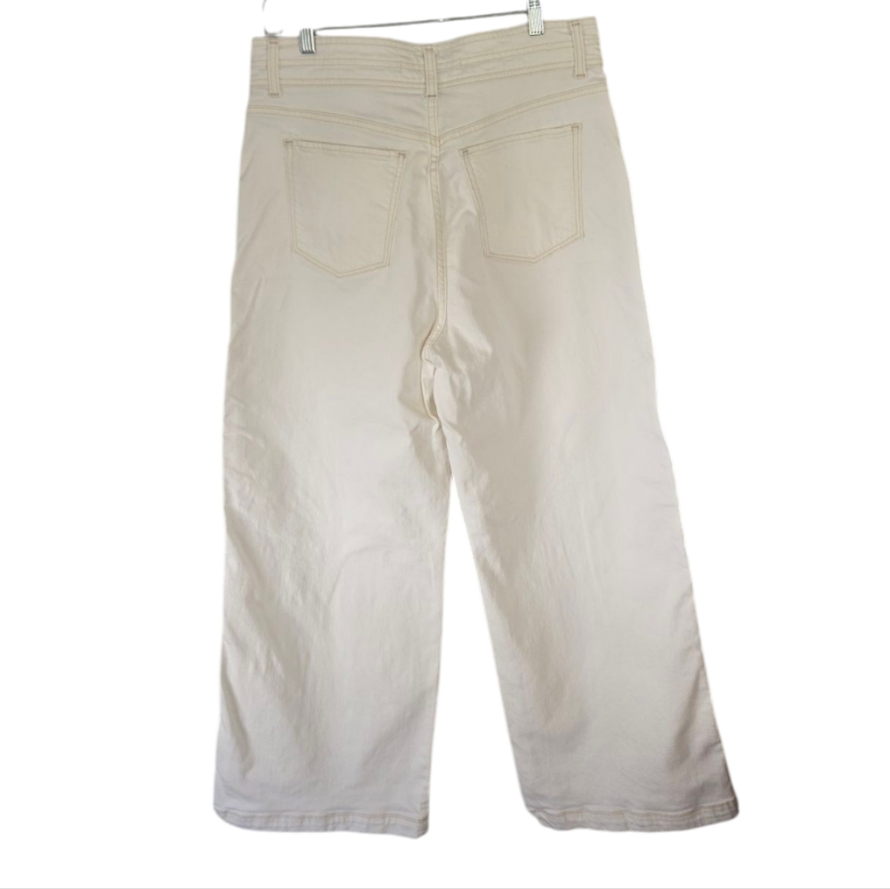 Joe's Jeans The Allana High Rise Wide Leg Jeans In Milk - Picture 5 of 12